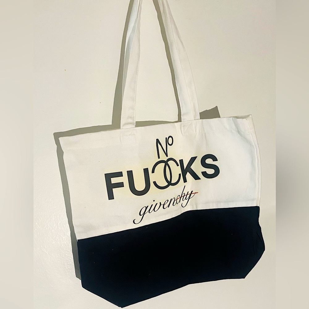No F Given Non Designer Draft Canvas bag
